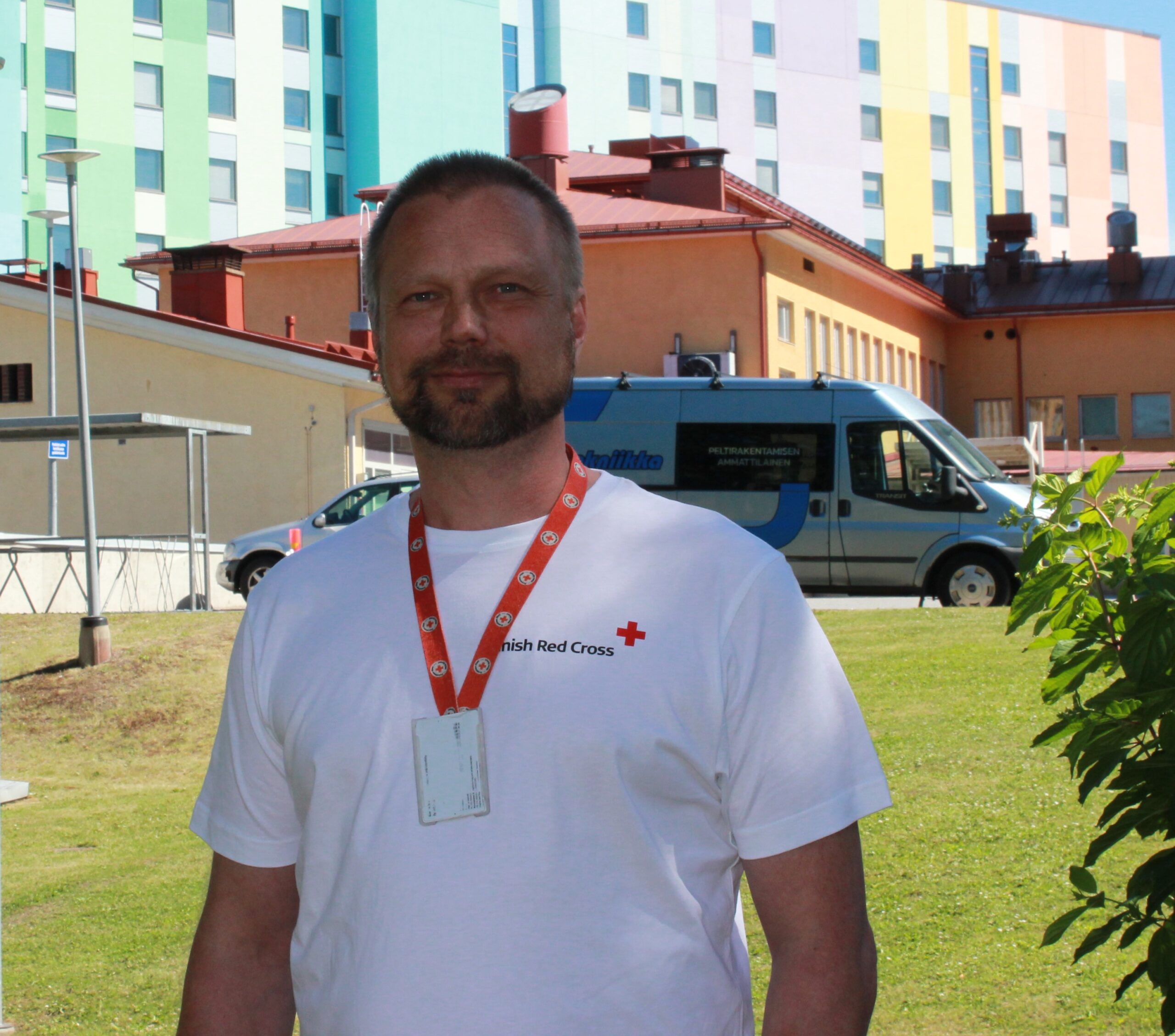 Fysioterapeutti Sami Jukkala viettää vuosilomansa avustustyössä Gazassa