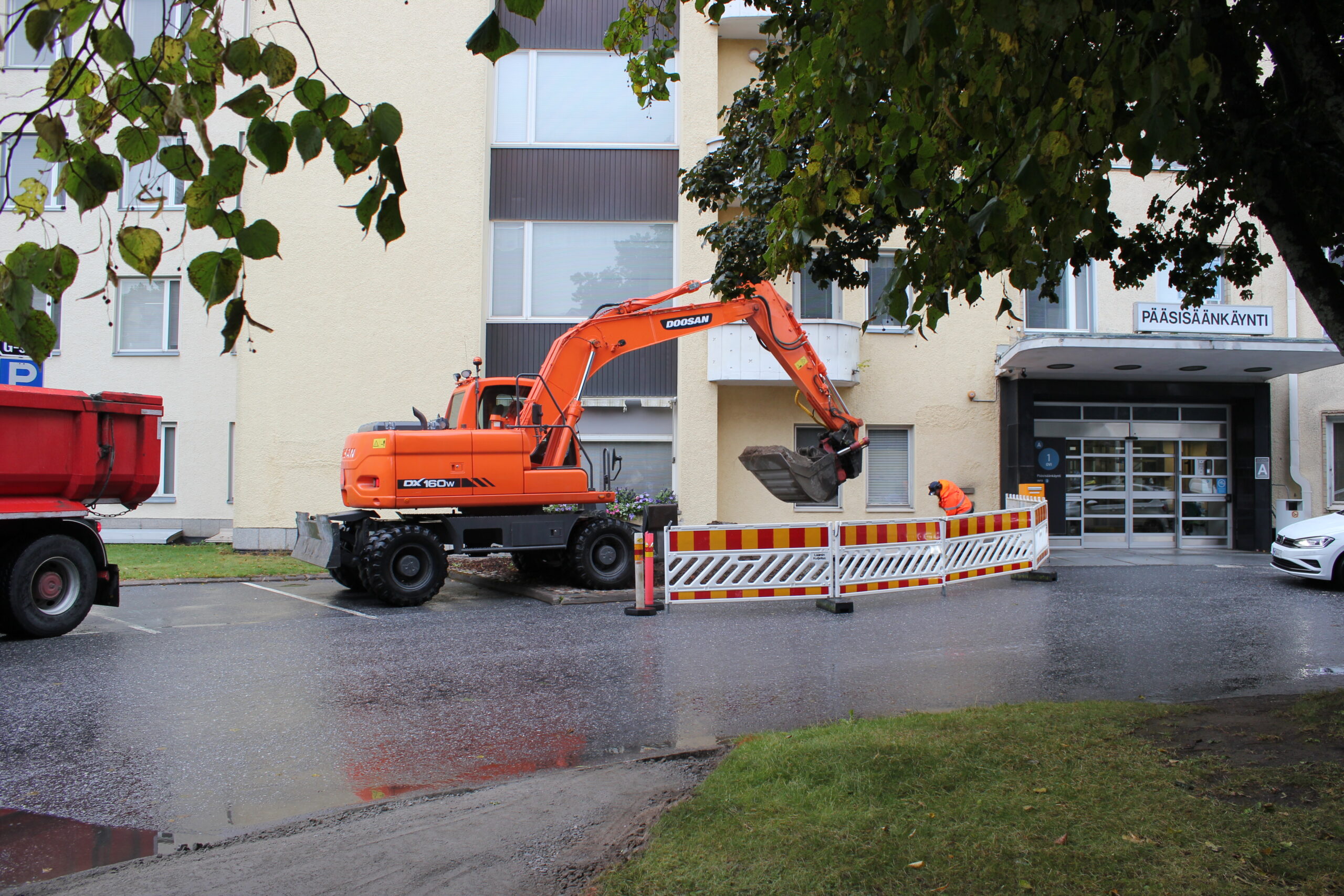 Kaivuutyöt hidastavat Valto Käkelän kadun liikennettä ensi viikolla 