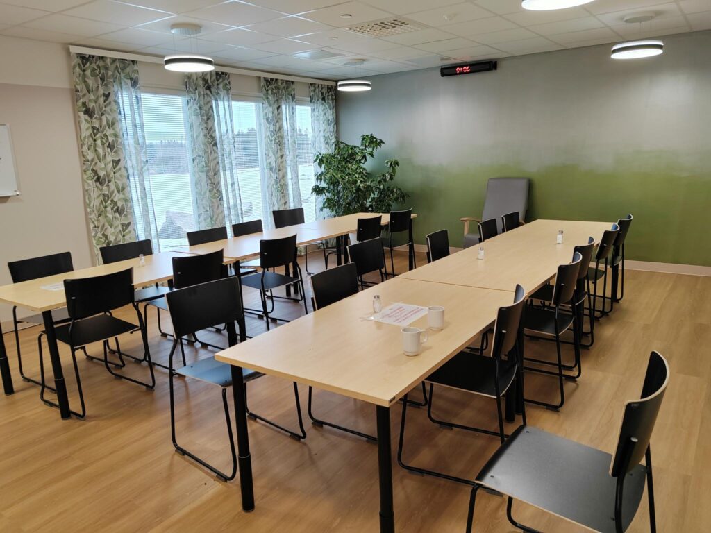 Päihdekuntoutumisyksikön ruokailutila